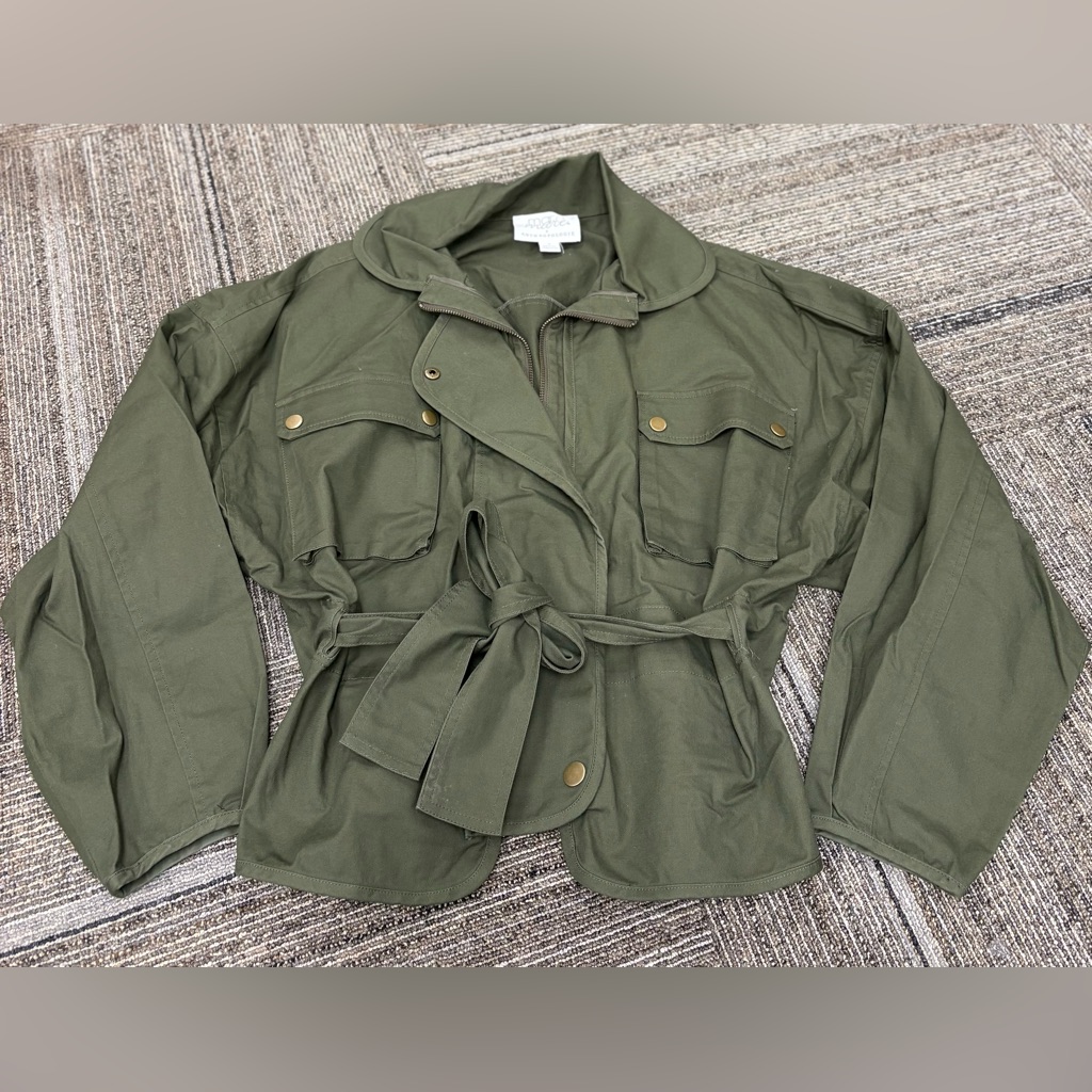 Anthropologie Sage Green Outerwear
